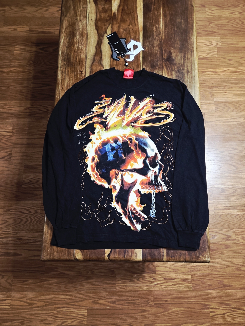 Evil Vice Men's Black Long Sleeve Shirt